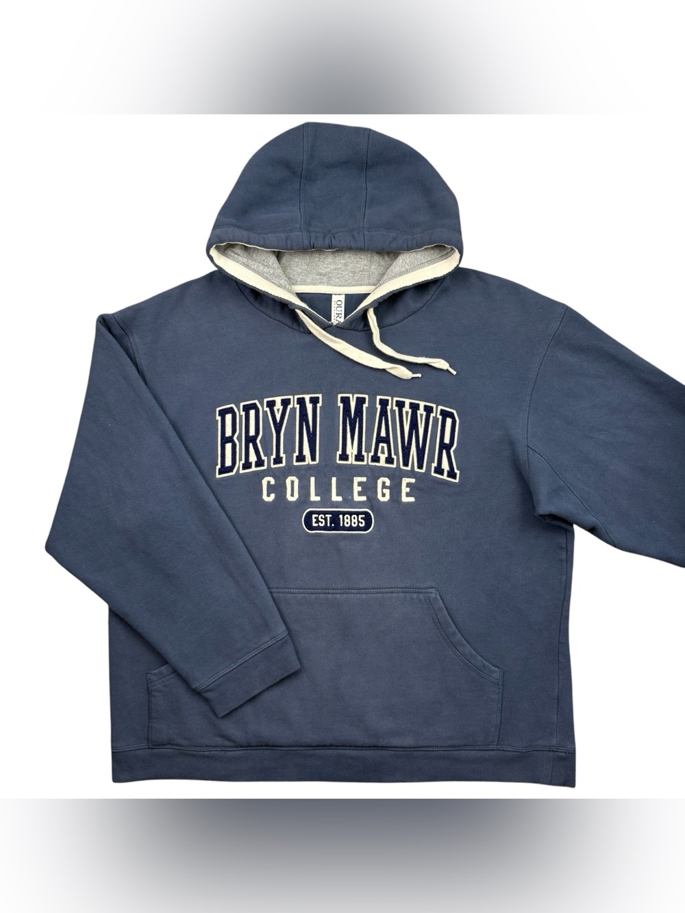 Bryn Mawr College Pennsylvania Pullover Hoodie Sweatshirt Blue Adult size L